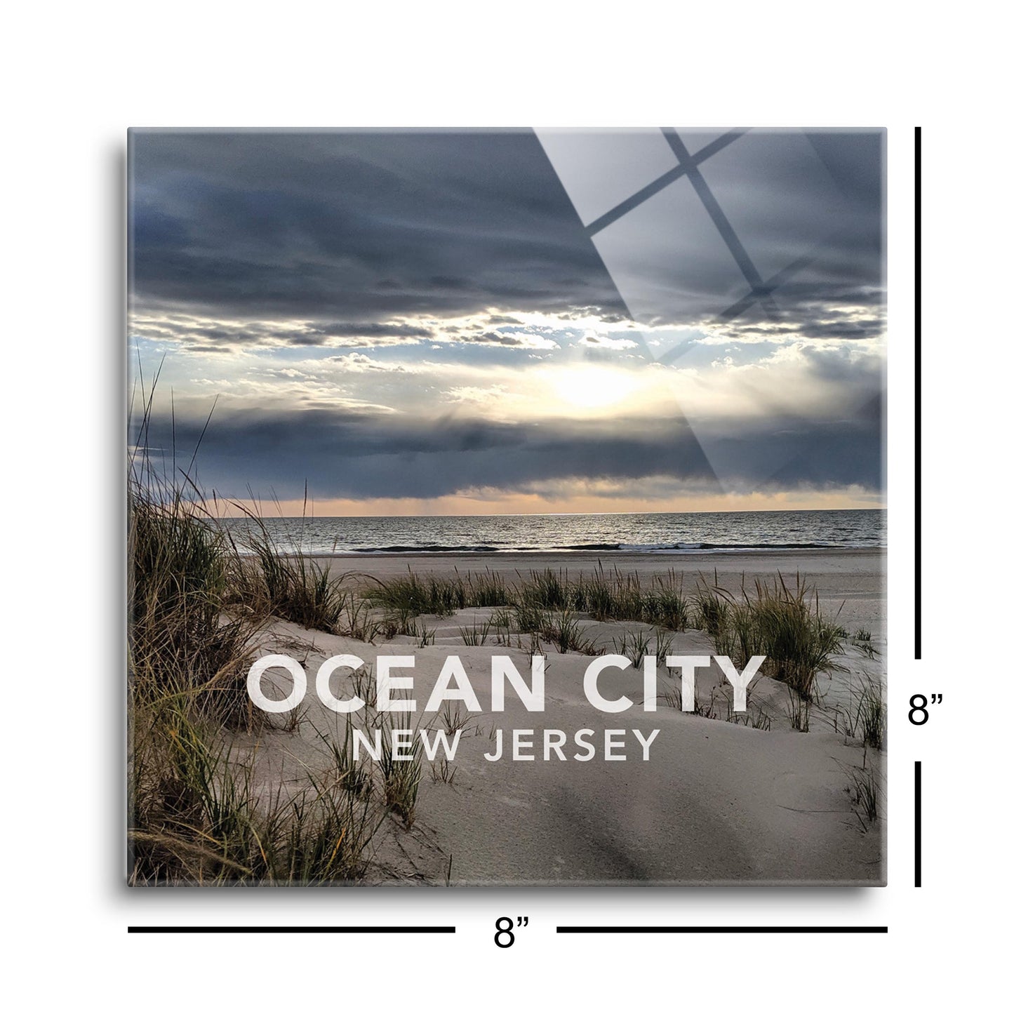 Monokian OCNJ Beach| Hi-Def Glass Art | Eaches | Min 2