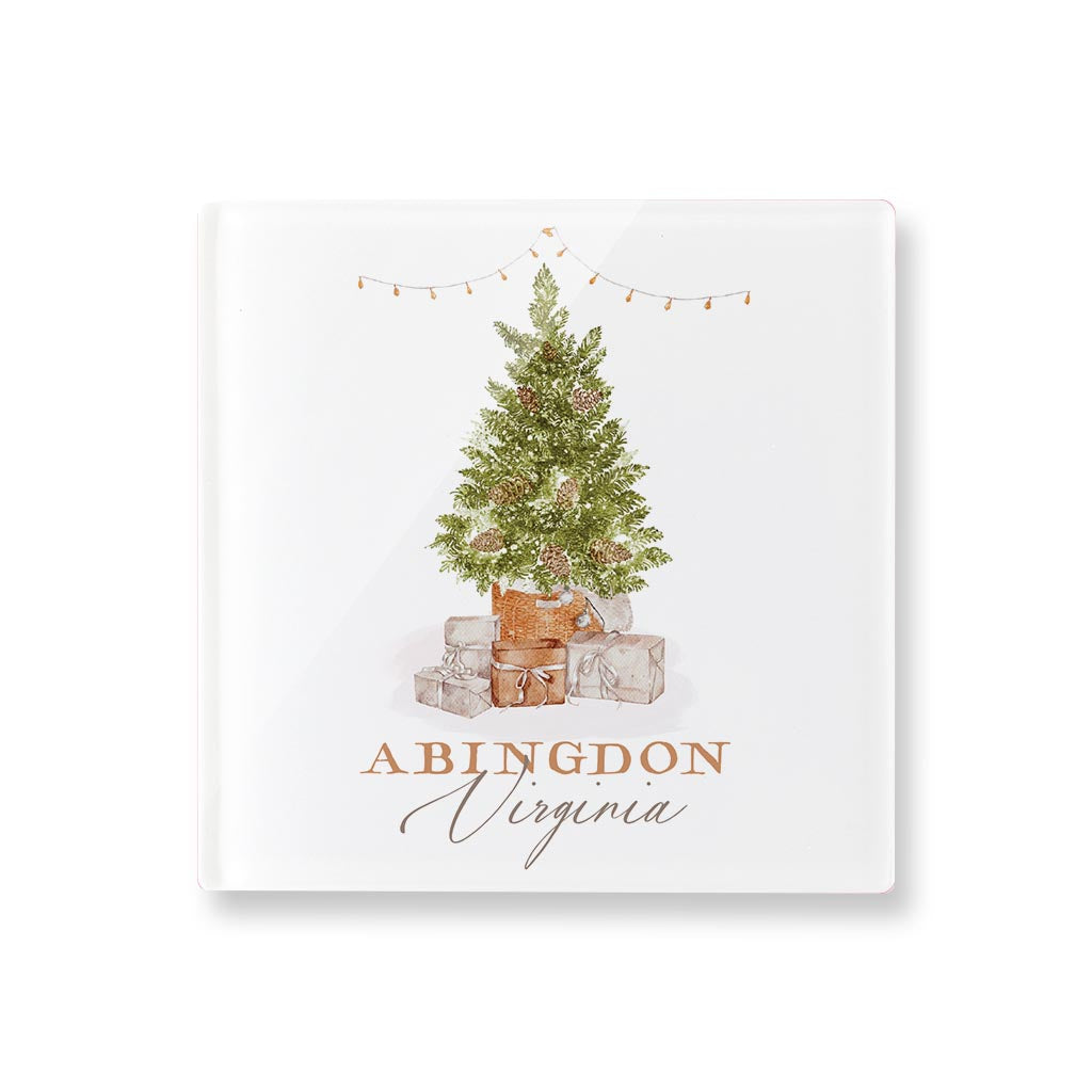 Acrylic Coaster-Cottage Tree Abingdon Virginia -0