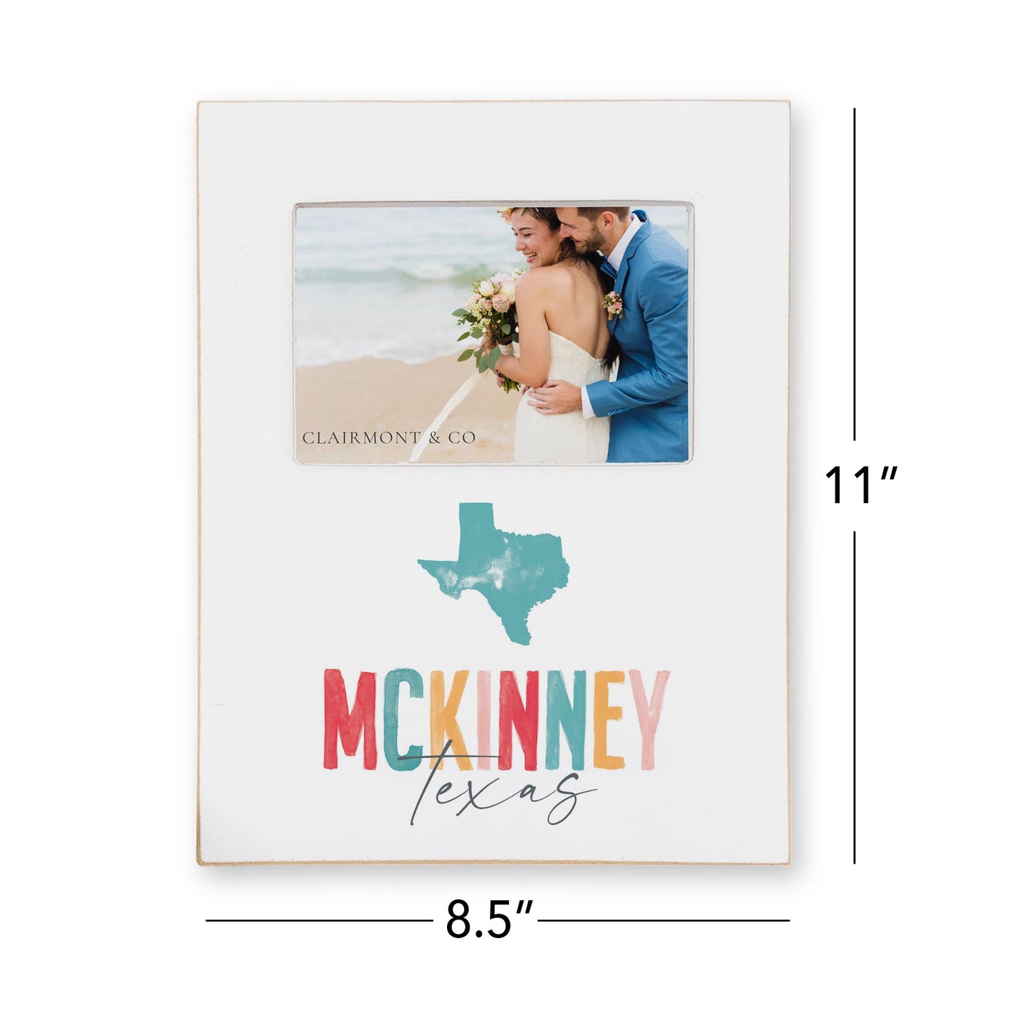 Lily Frame Vertical-Watercolor City McKinney Texas -4
