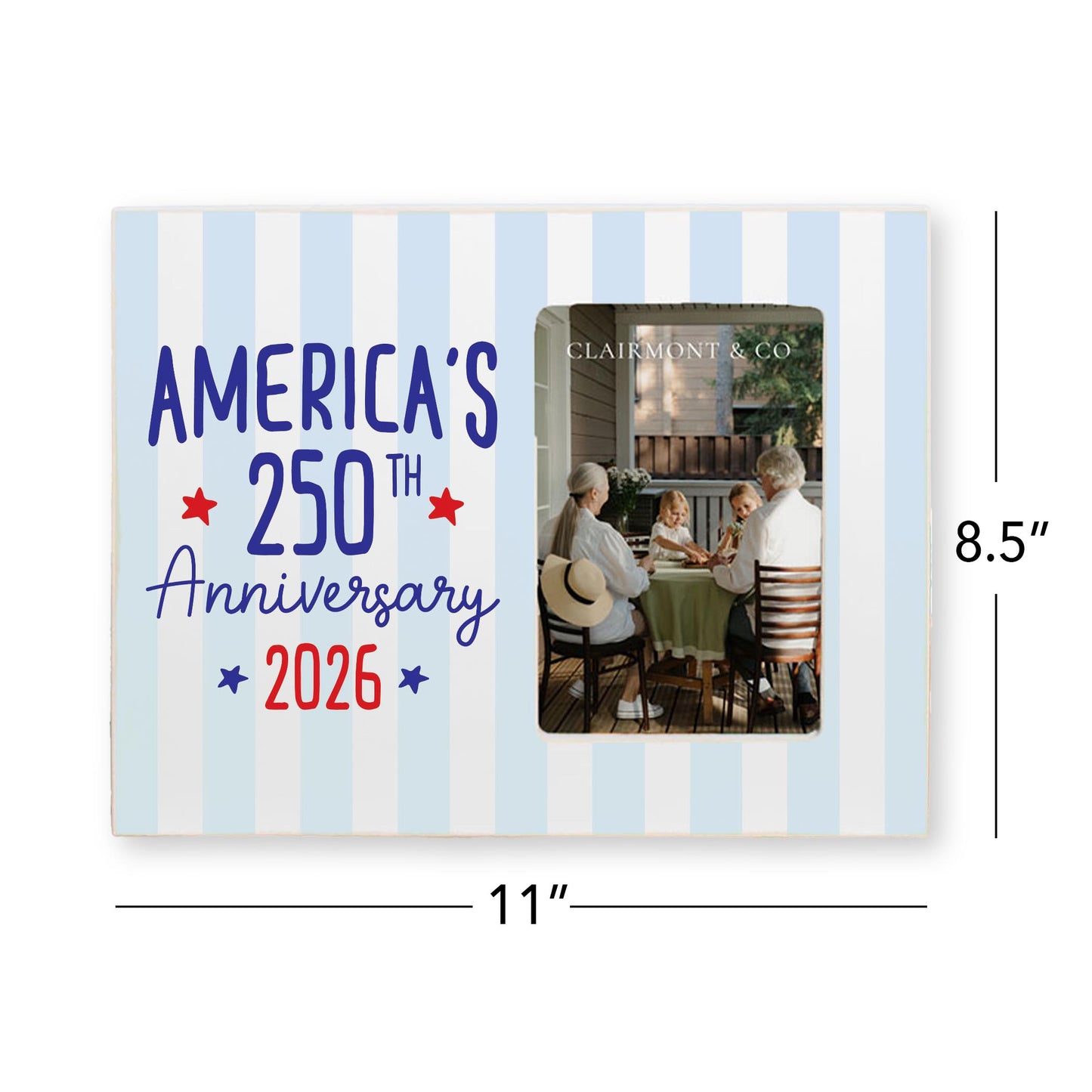 Lily Frame Horizontal-America's 250th Anniversary -4