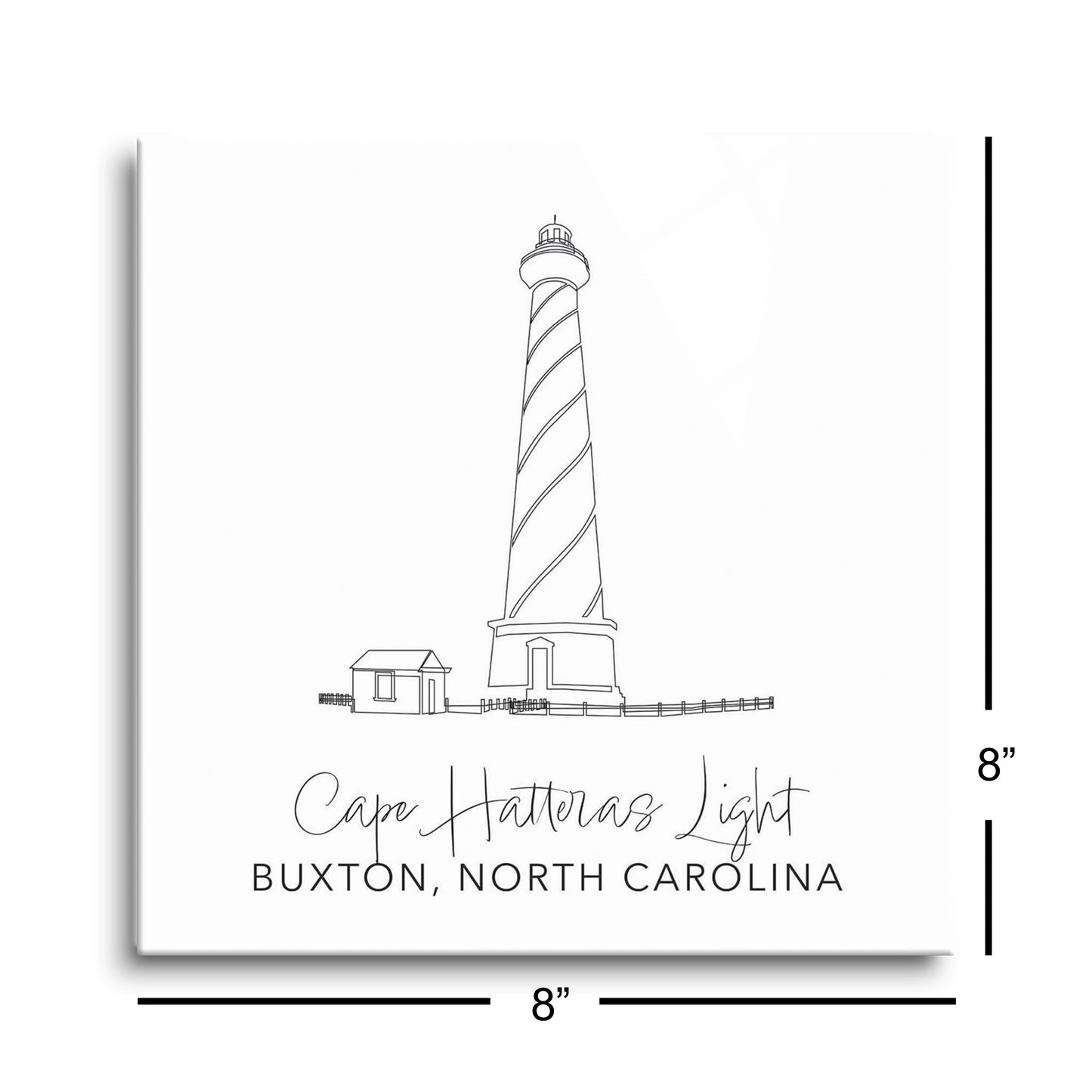 Cape Hatteras Light | Hi-Def Glass Art | Eaches | Min 2