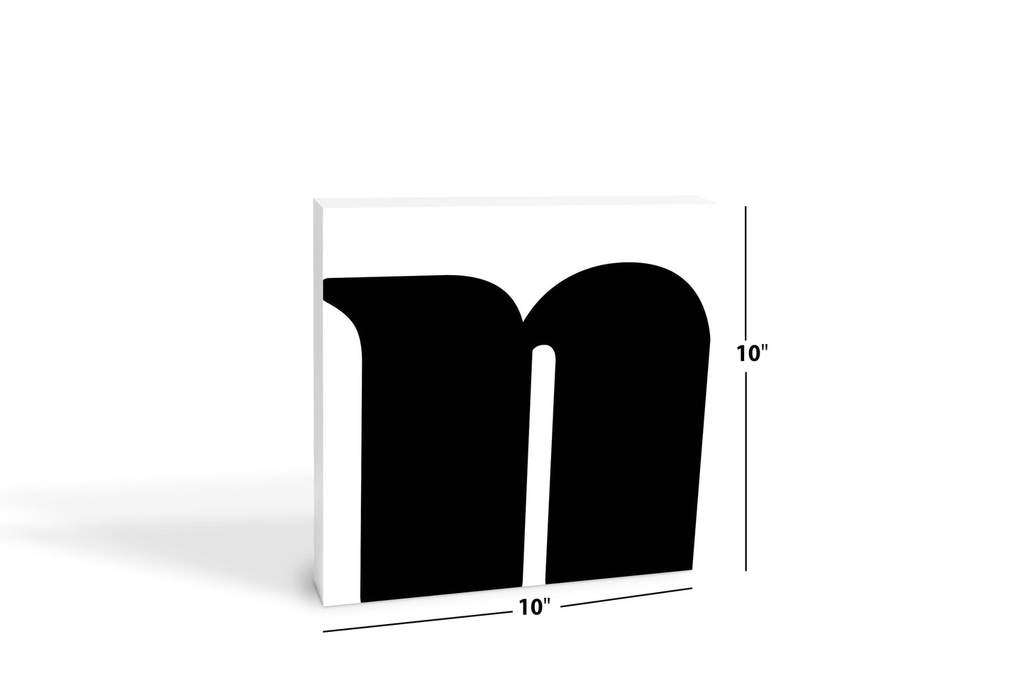 Fun Chunky Monogram N | Wood Block | Eaches | Min 2