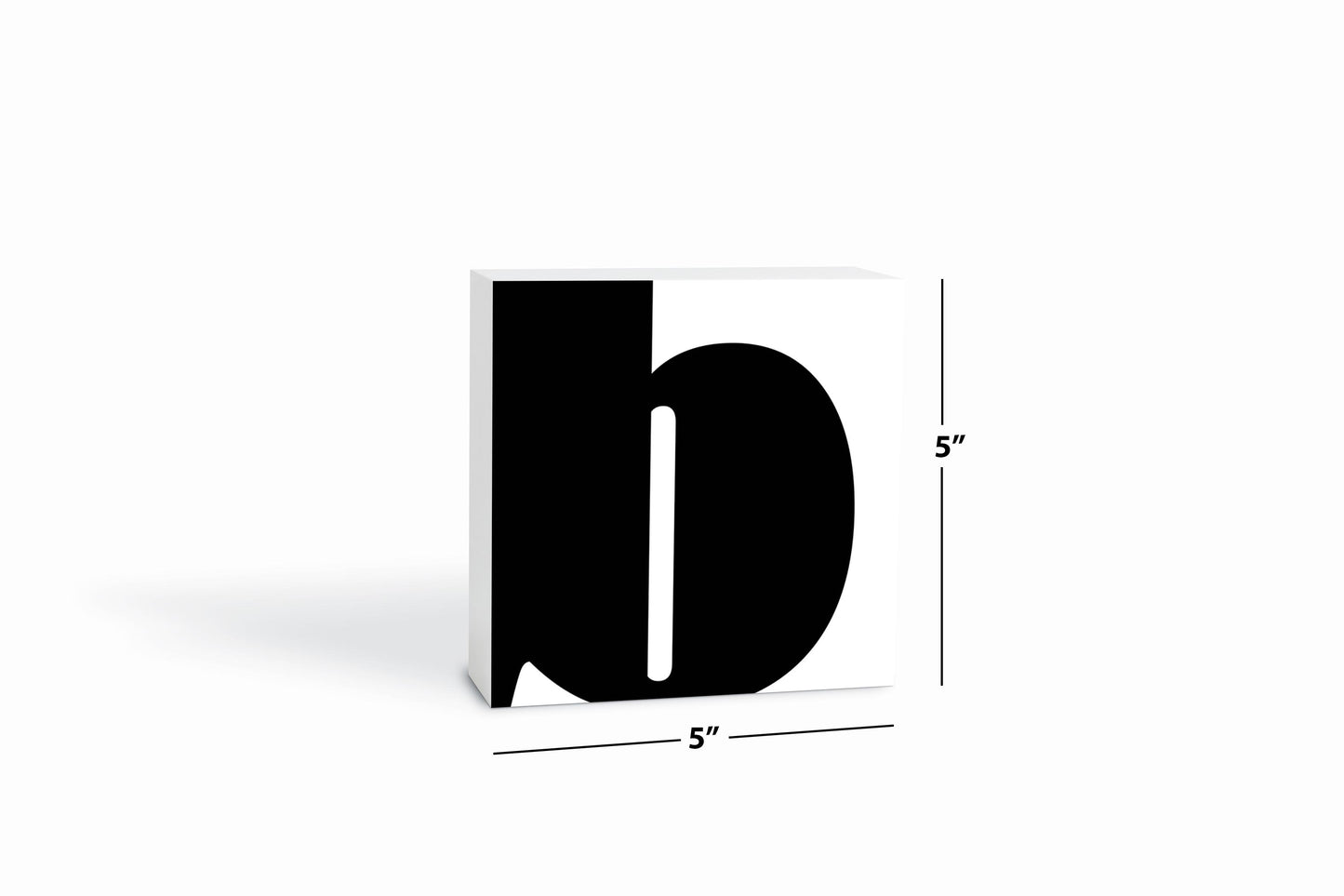 Fun Chunky Monogram B | Wood Block | Eaches | Min 4