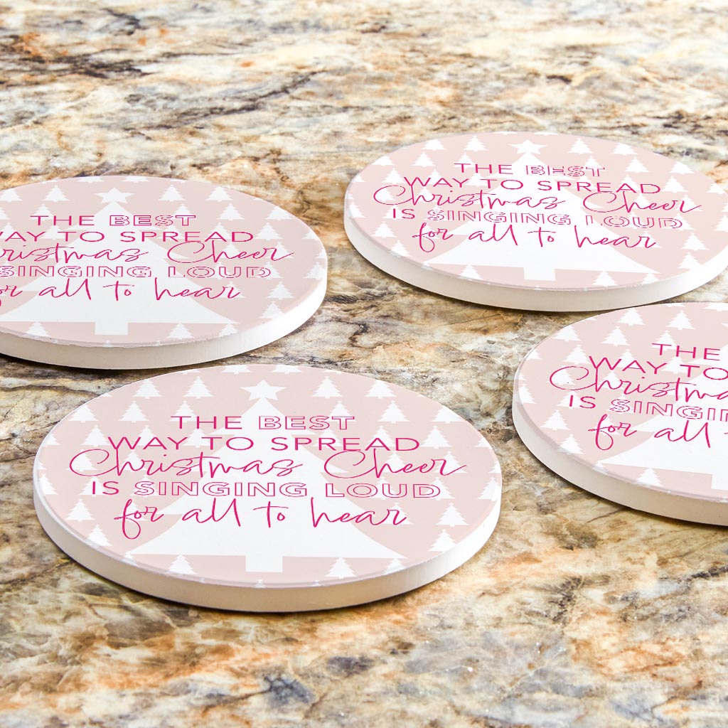 Christmas Cheer| Absorbent Coasters | Set of 4 | Min 2