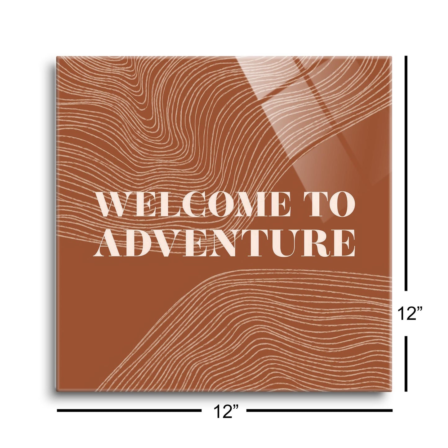 Modern Minimalist Pennsylvania Adventure Quip | Hi-Def Glass Art | Eaches | Min 1