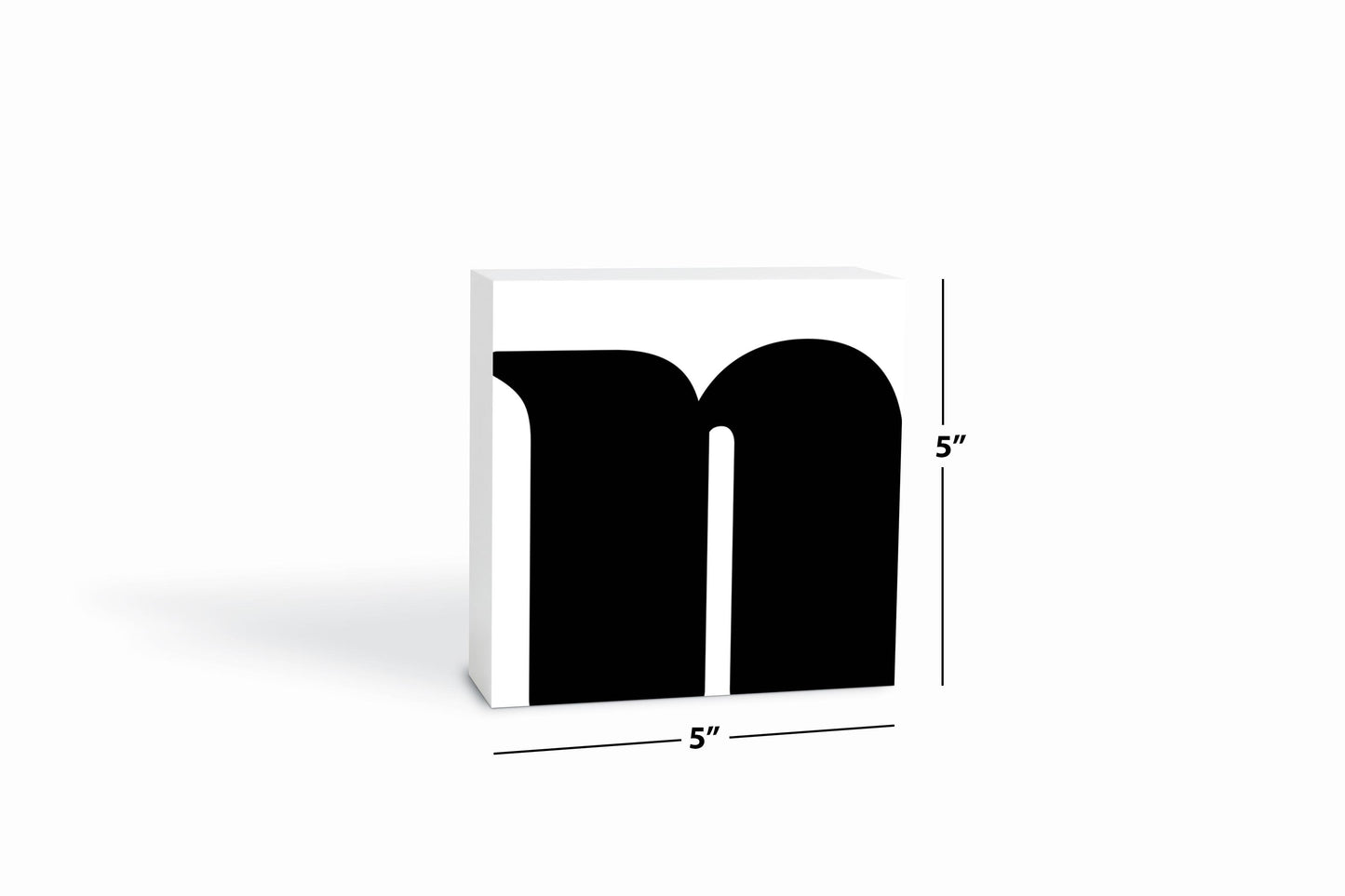 Fun Chunky Monogram N | Wood Block | Eaches | Min 4