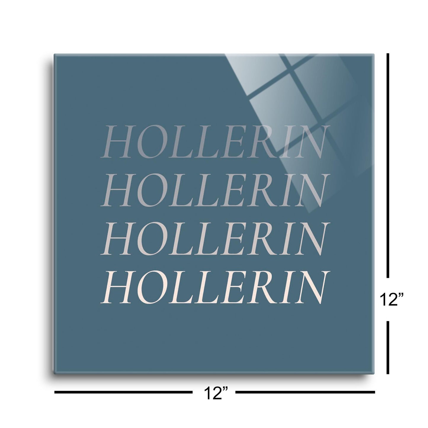 Modern Minimalist Arkansas Hollerin | Hi-Def Glass Art | Eaches | Min 1