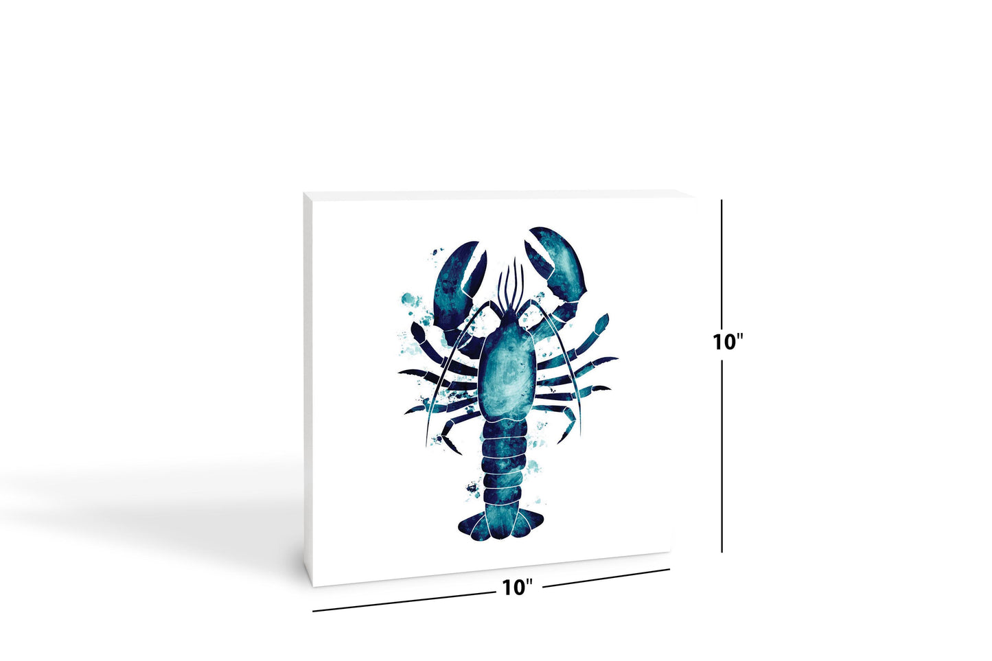 New England Water Color Lobster | Wood Block | Eaches | Min 2