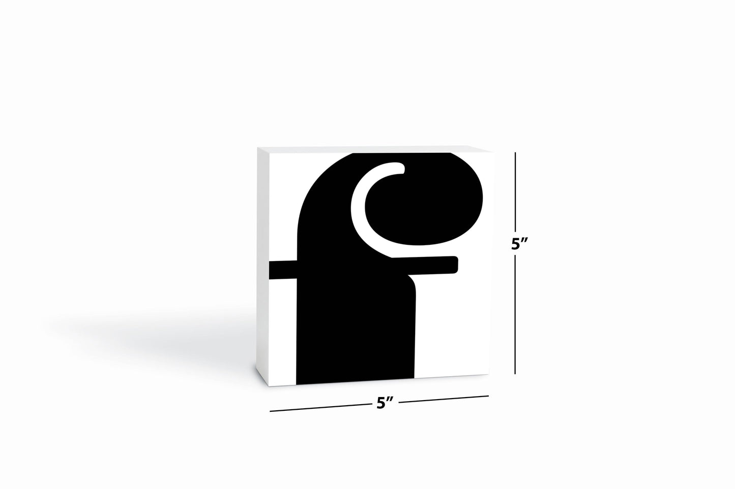 Fun Chunky Monogram F | Wood Block | Eaches | Min 4