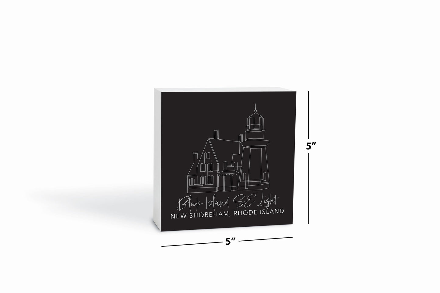 Black Block Island Se Light| Wood Block | Eaches | Min 4
