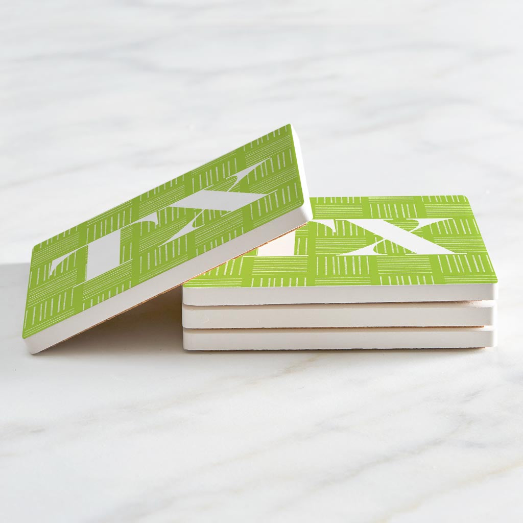 Bright Modern Abbreviated on Green Texas