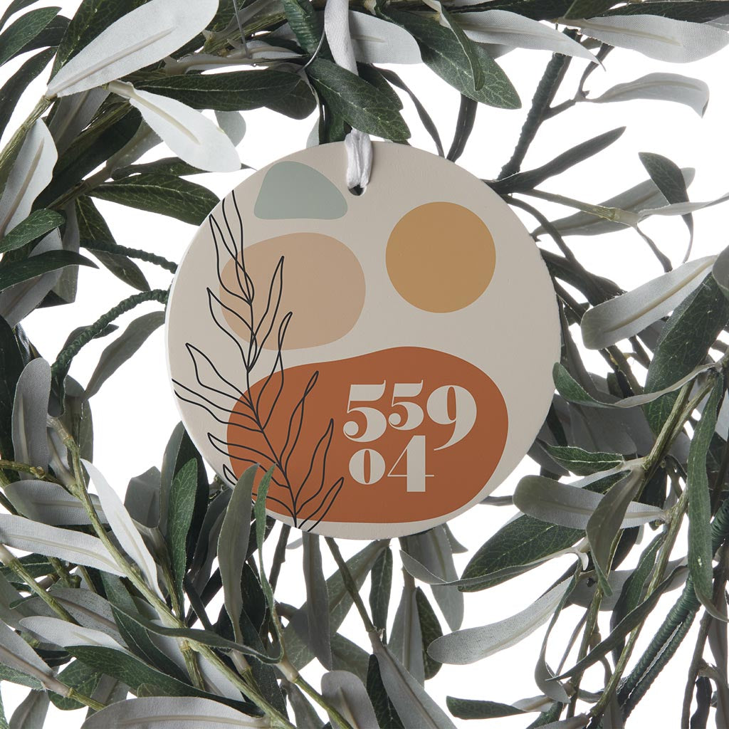 Vintage Groove Zip Minnesota | Wood Ornament | Eaches | Min 6