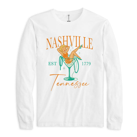 Long Sleeve T-Shirt White-Love+Local Showgirl
