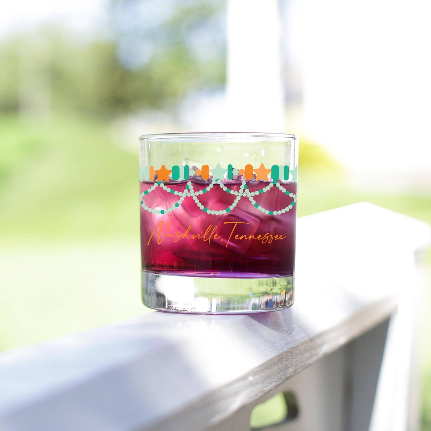 11oz Bourbon Glass-Love+Local Showgirl