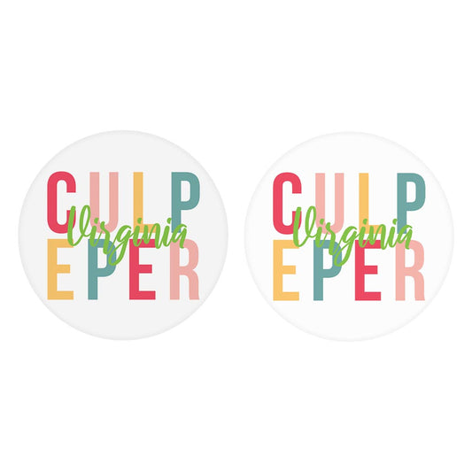 Boho Color City and State Virginia Culpeper | 2.65x2.65