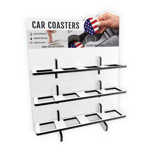 Blank Car Coaster Display