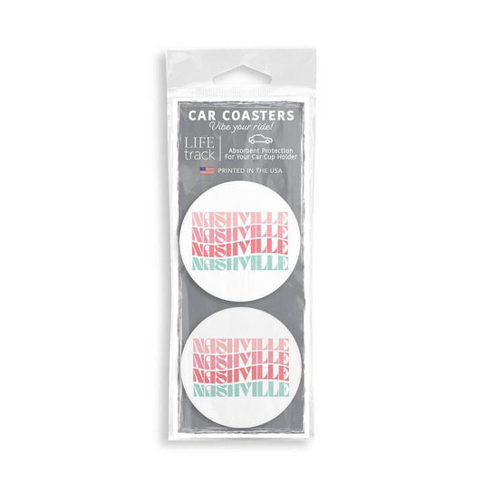 Car Coaster, Custom Gifts, Souvenir, Coaster Set, Retro Wave