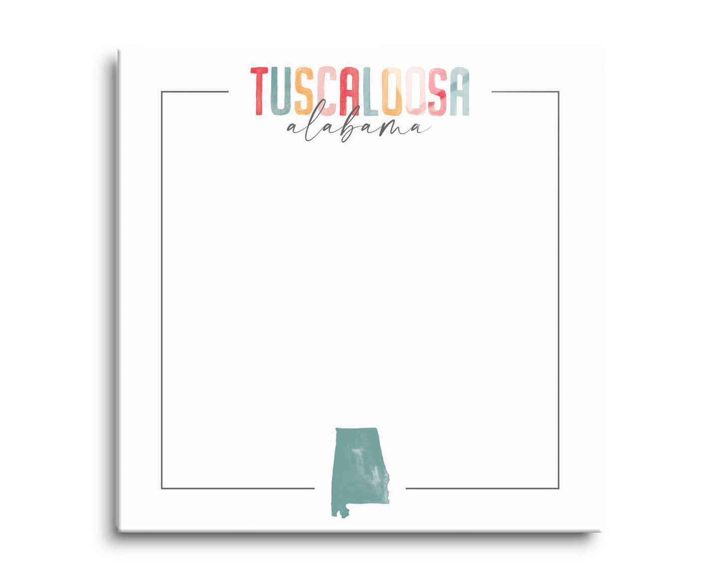 Watercolor City Notes Tuscaloosa AL