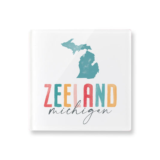 Acrylic Coaster-Watercolor City -0