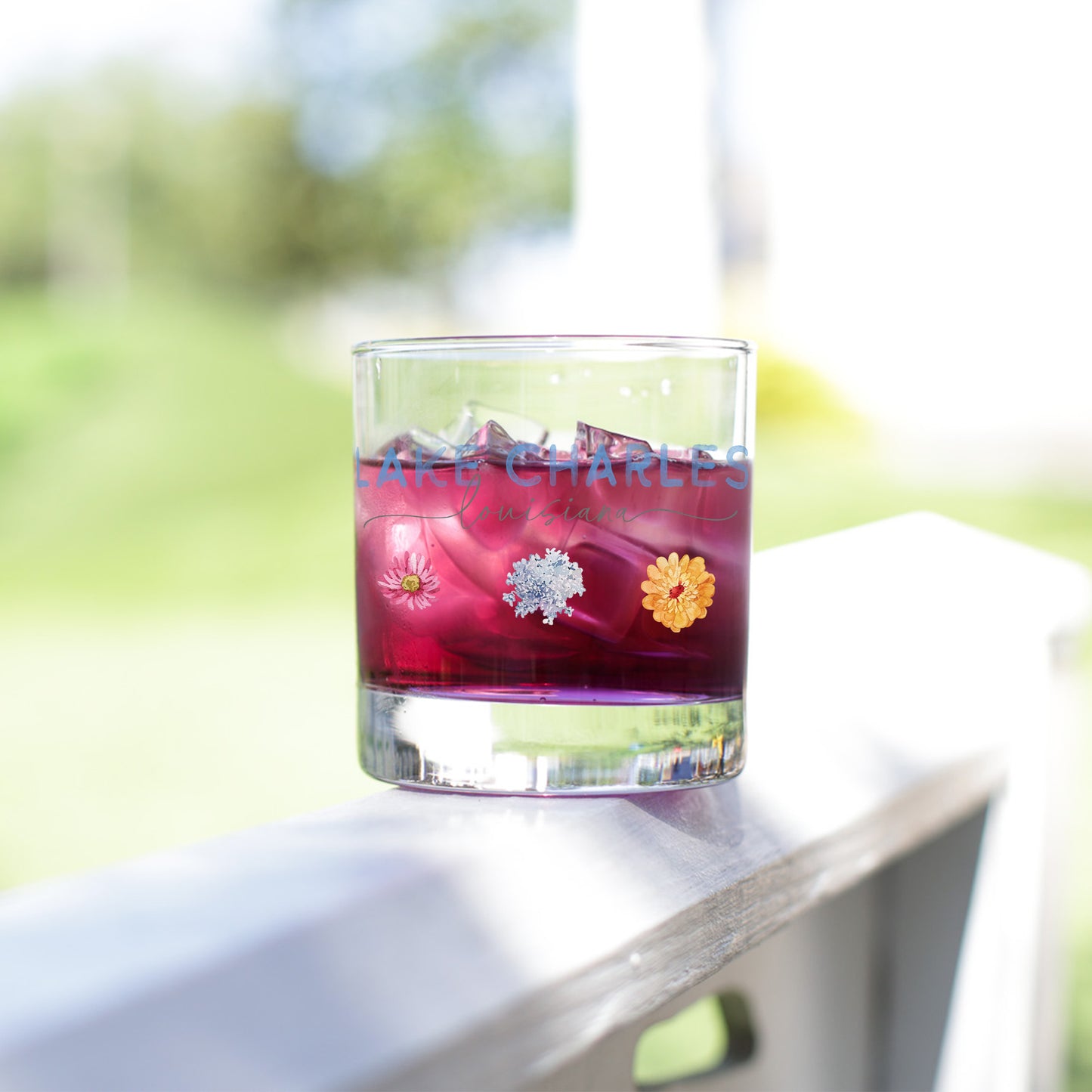 11oz Bourbon Glass-Love+Local Fantasy Garden