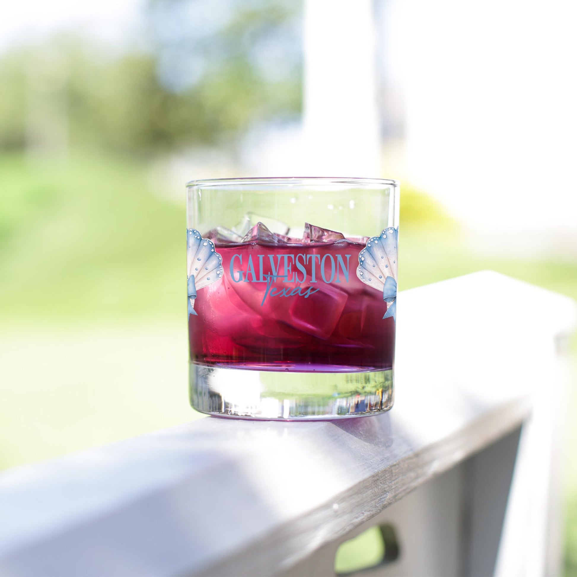 11oz Bourbon Glass-Love+Local Coastal Cowgirl -3