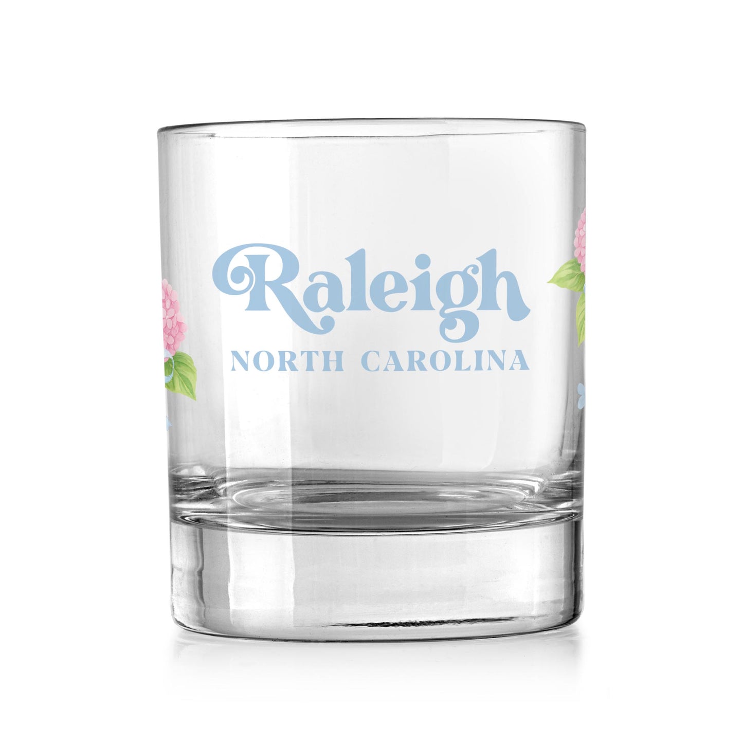 11oz Bourbon Glass-Love+Local Hydrangea Cottage -0