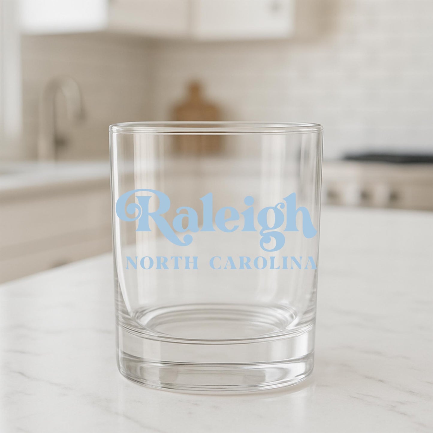 11oz Bourbon Glass-Love+Local Hydrangea Cottage -1