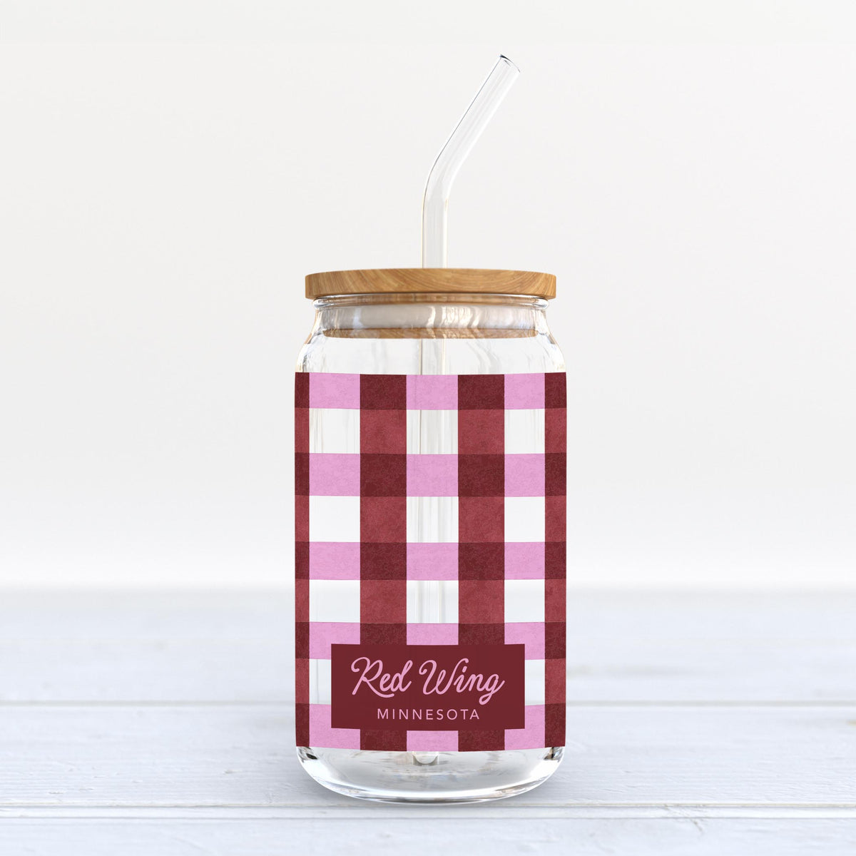 16oz Cold Brew Glass-Autumn Orchard | Custom | Your City & State -3