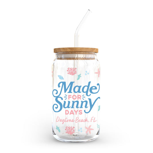 16oz Cold Brew Glass-City & State Coastal Sea Turtles -0