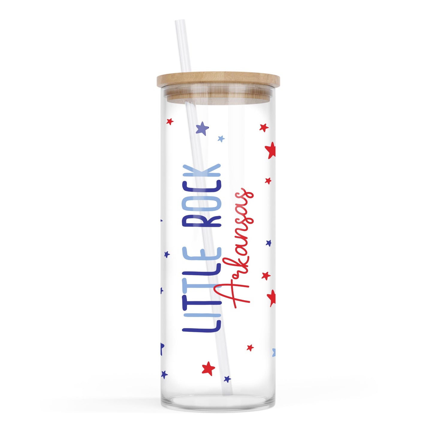 24oz Cold Brew Glass-Love+Local 4th of July 250th Anniversary -0