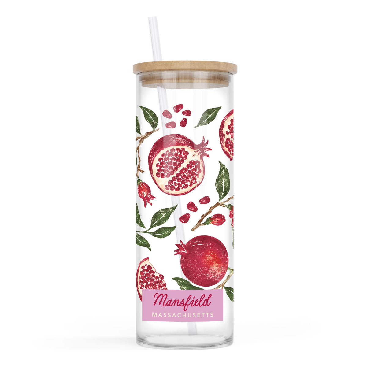 24oz Cold Brew Glass-Autumn Orchard | Custom | Your City & State -0