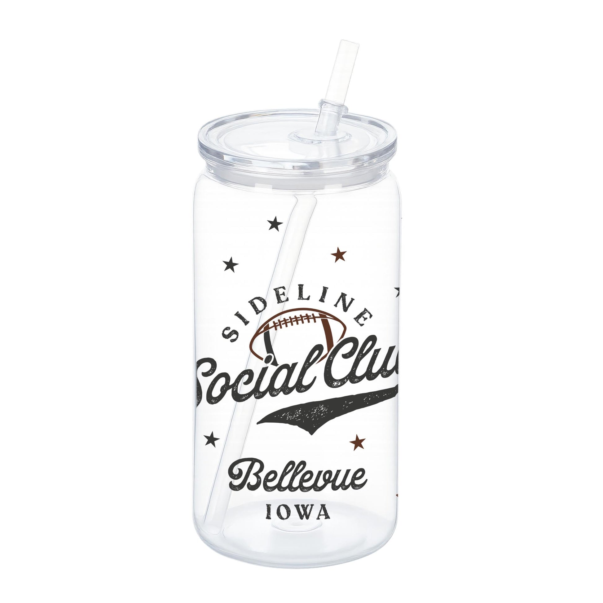 16oz Acrylic Plastic Tumbler-Football Mom | Custom | Personalize -0