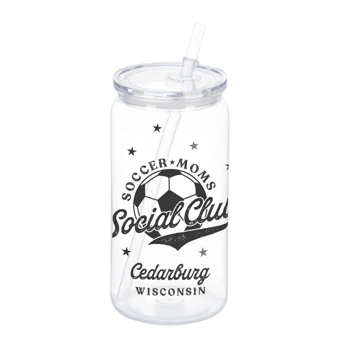 16oz Acrylic Plastic Tumbler-Soccer Mom | Custom | Personalize -0