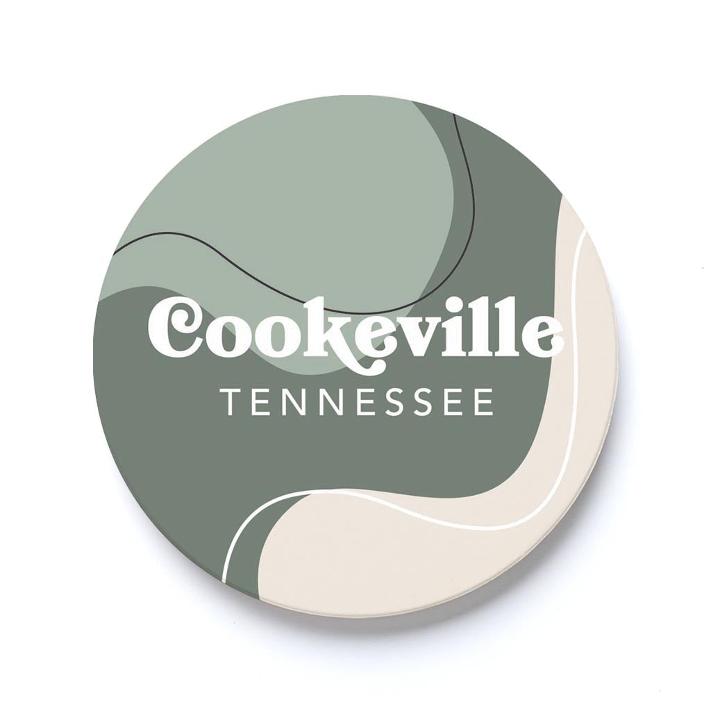 Car Coaster-Vingtage Groove Cookeville Tennessee -0