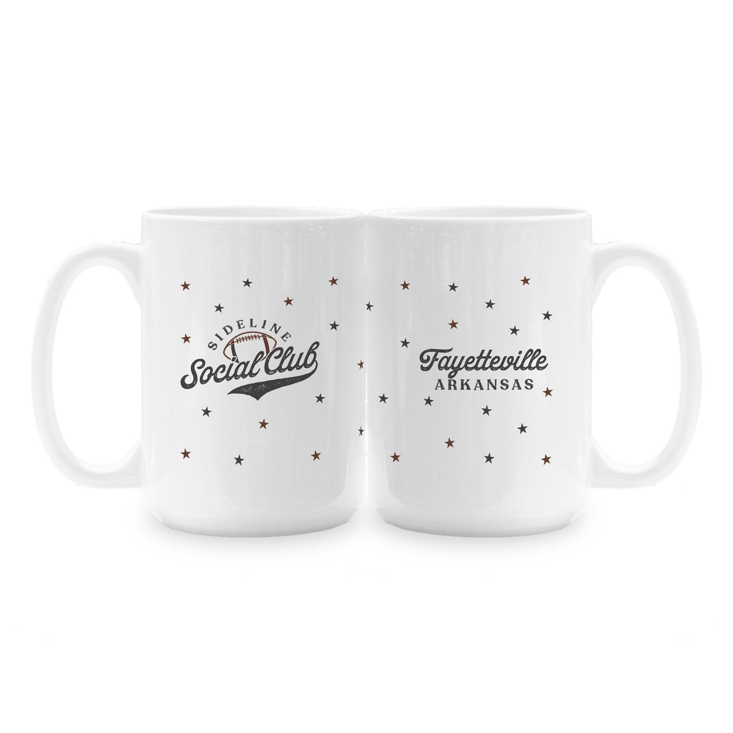 15oz Coffee Mug White-Football Mom | Custom | Personalize -1