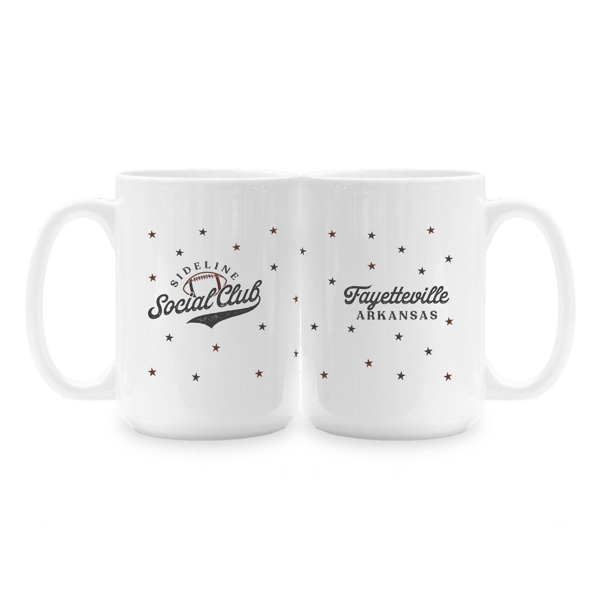 15oz Coffee Mug White-Football Mom | Custom | Personalize -1
