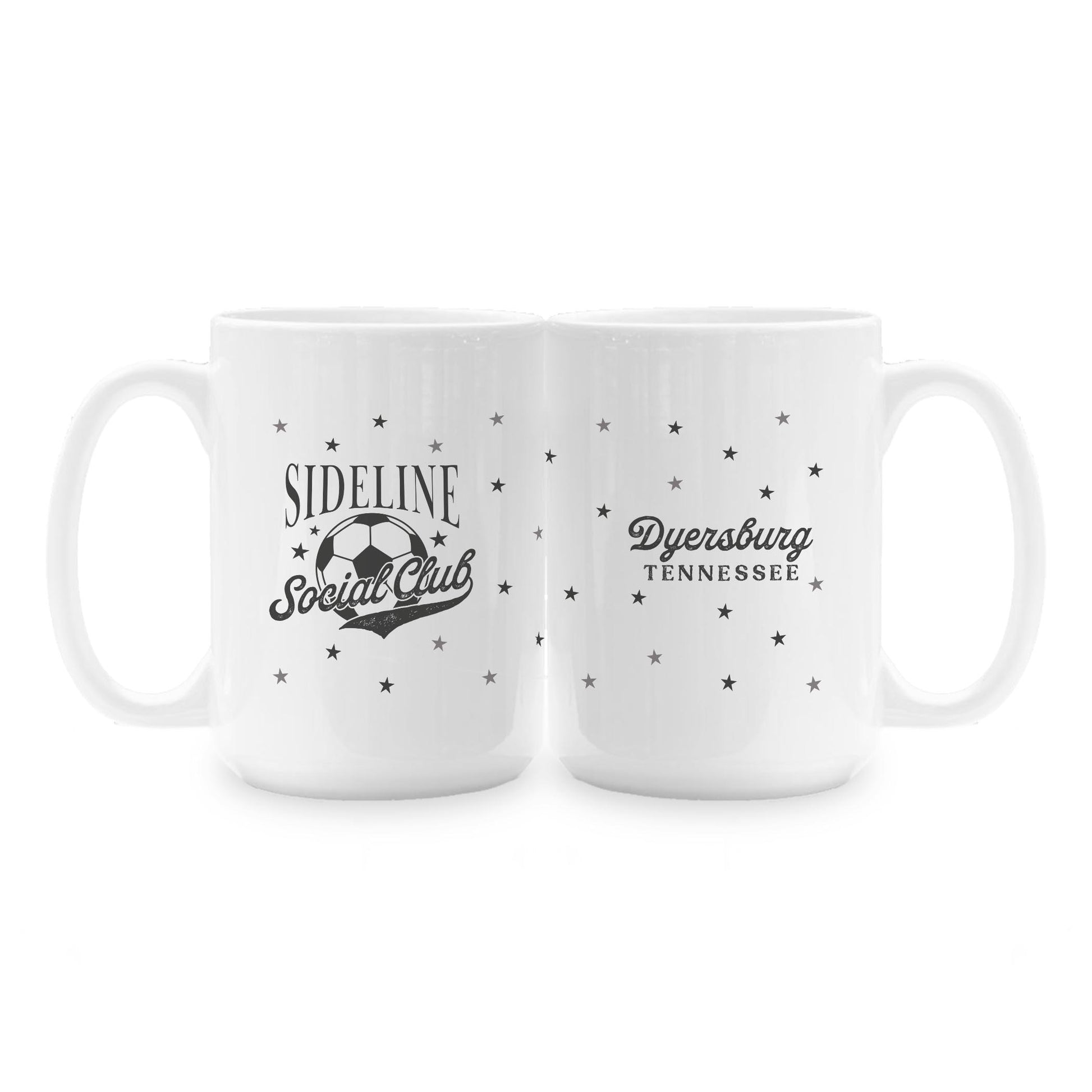 15oz Coffee Mug White-Soccer Mom | Custom | Personalize -1