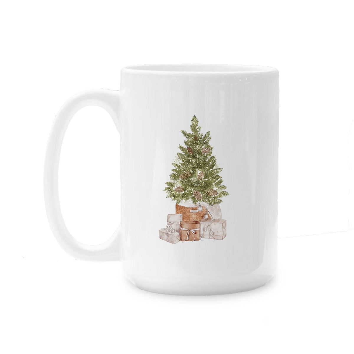 15oz Coffee Mug White-Cottage Tree Aledo Illinois -0