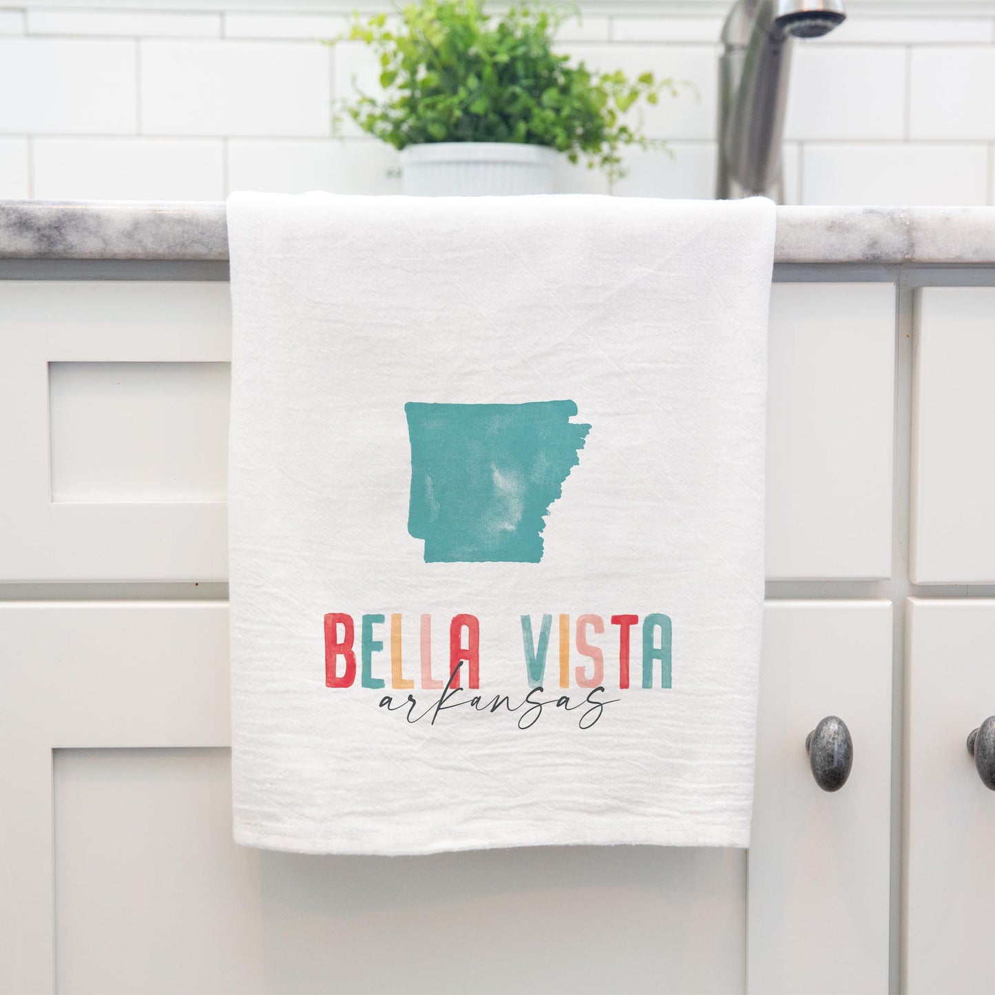 Cotton Tea Towel White-Bellavistaar