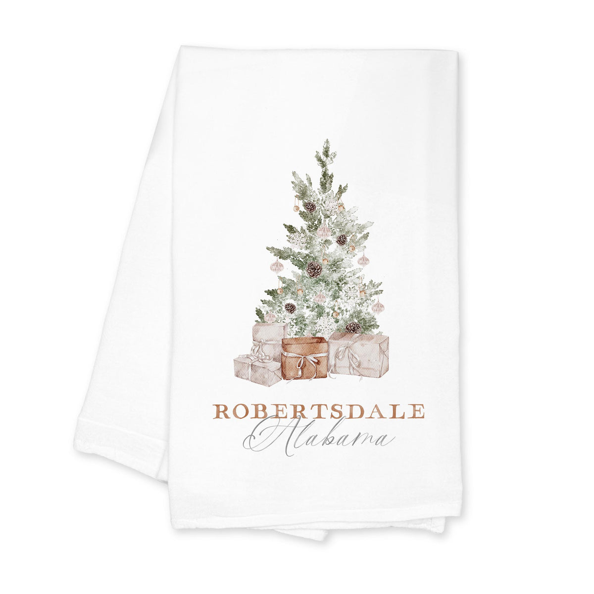 Cotton Tea Towel White-Crystal Cottage Robertsdale Alabama -0