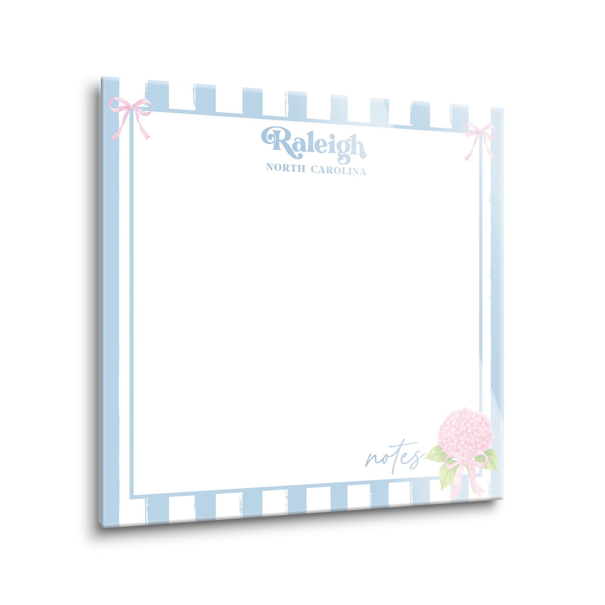 8x8 Glass Dry Erase-Love+Local Hydrangea Cottage -1