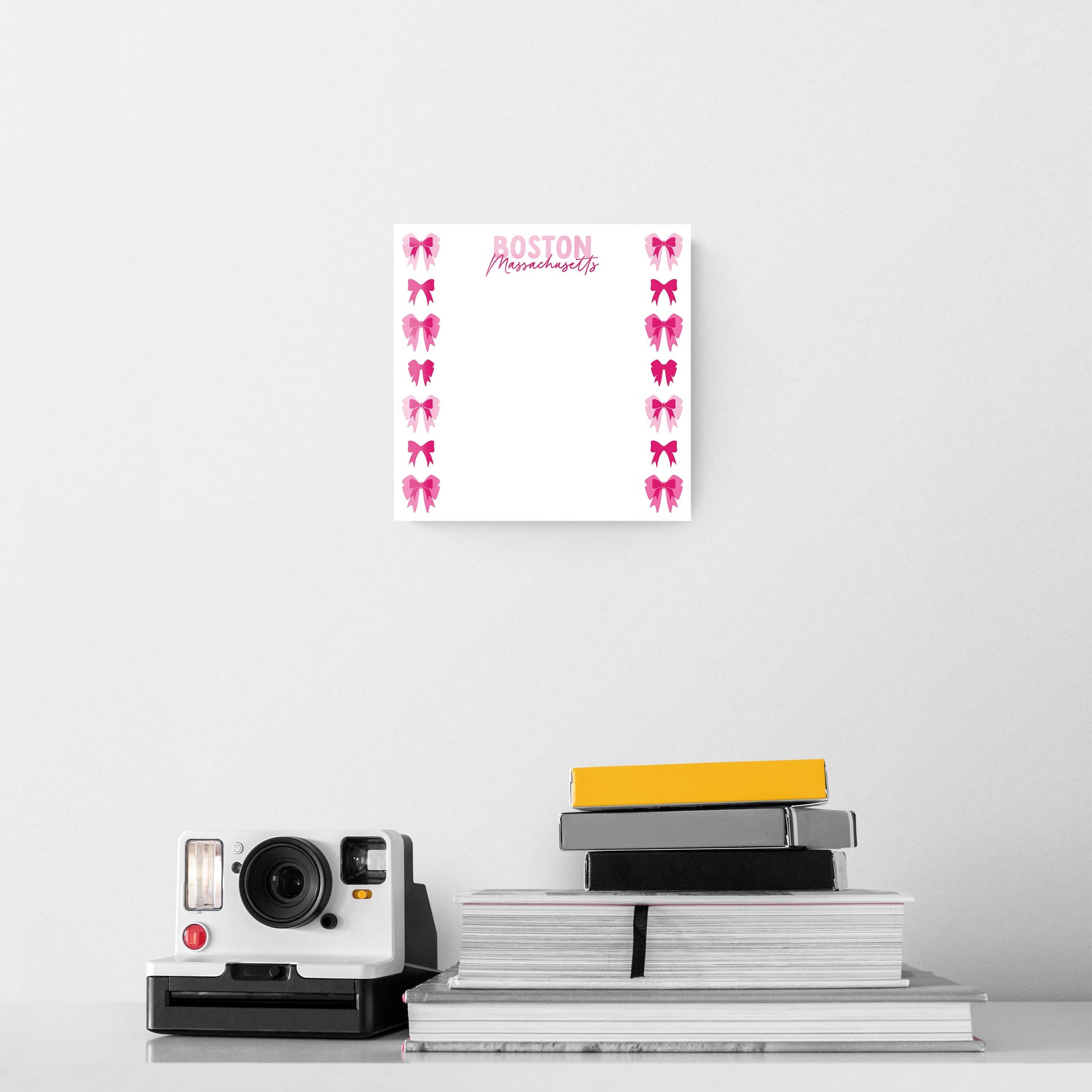 8x8 Glass Dry Erase-Love+Local Bonita Bows -3