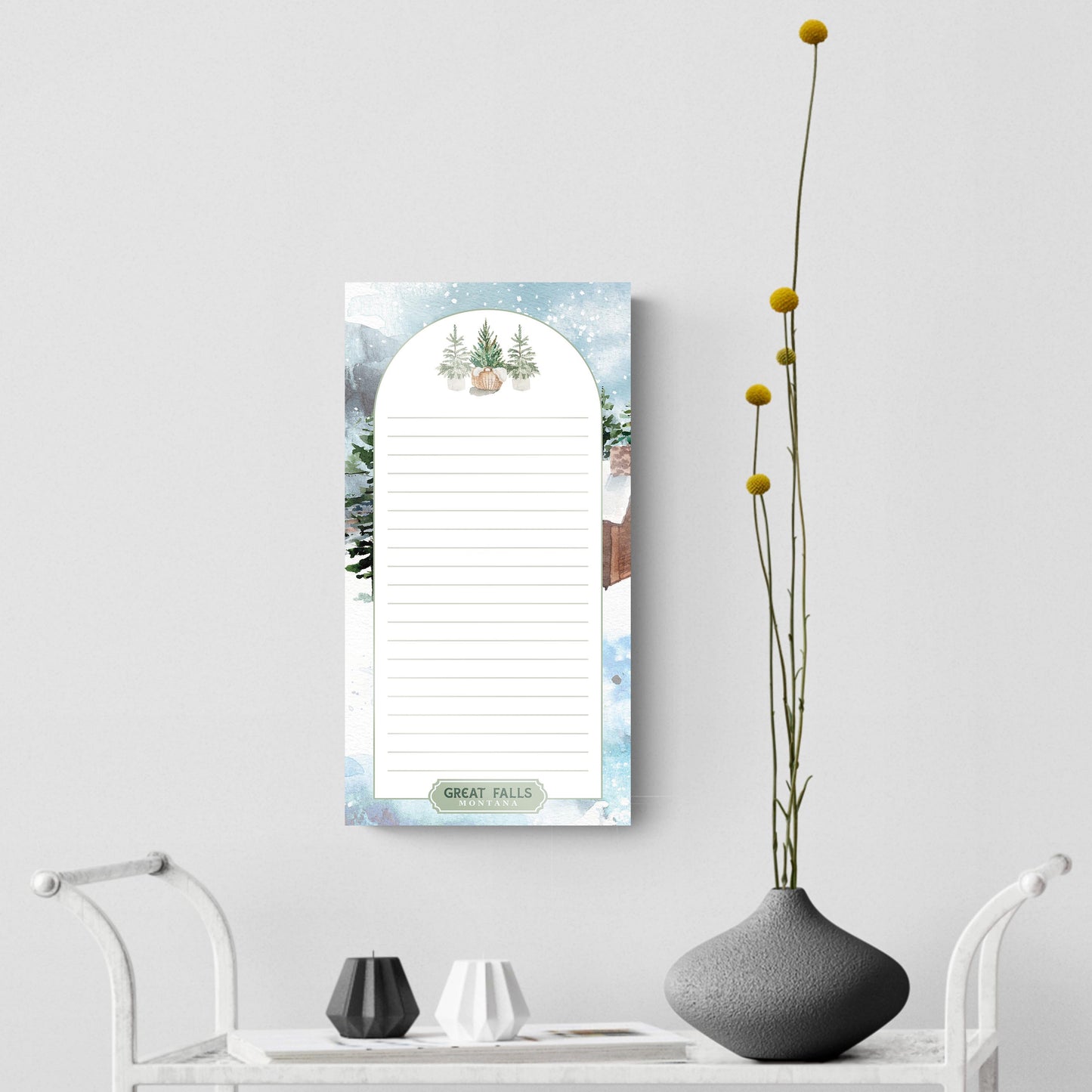 8x16 Glass Dry Erase-Love+Local Woodland -3