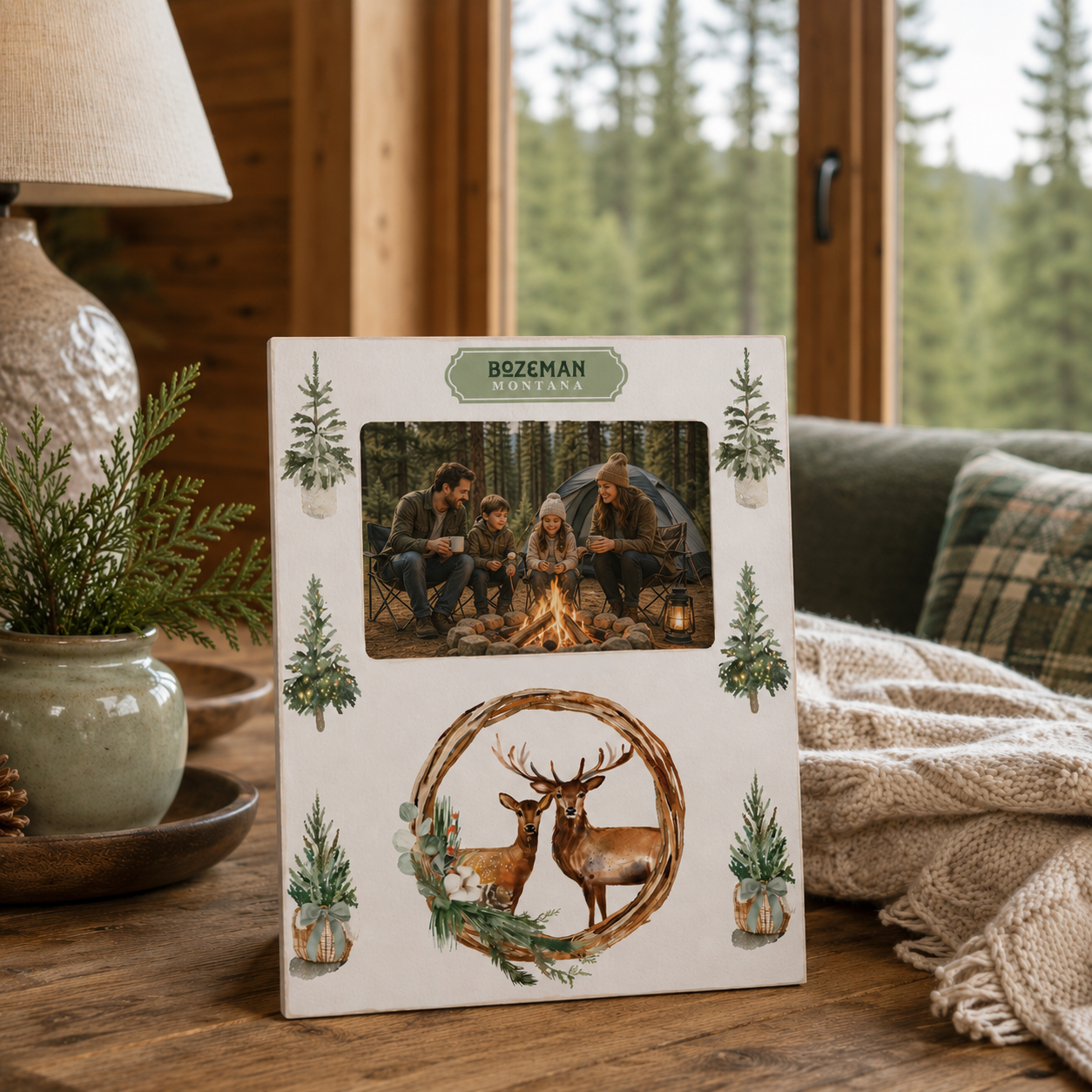 4x6 Picture Frame-Woodland | Custom | Personalize