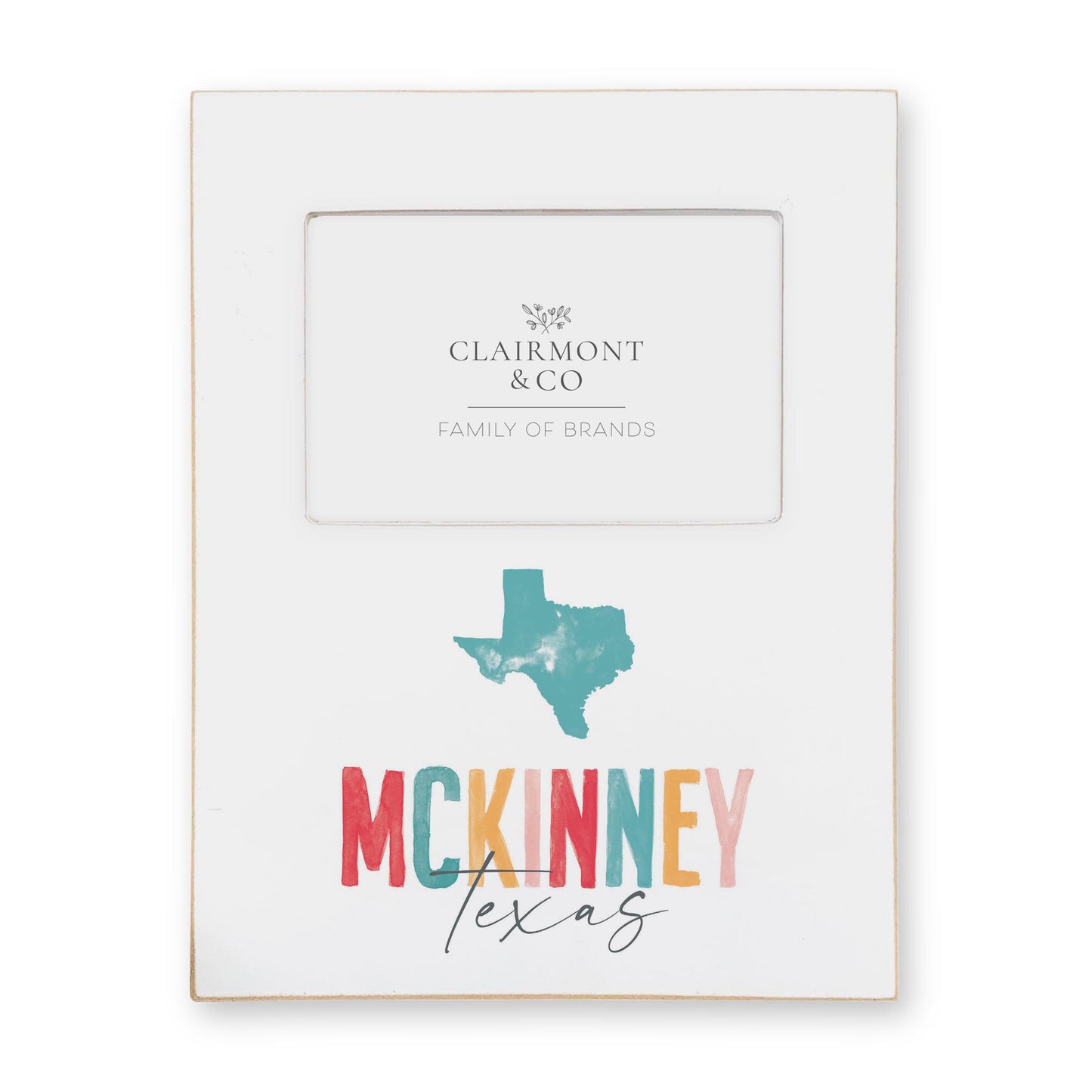 Lily Frame Vertical-Watercolor City McKinney Texas -0