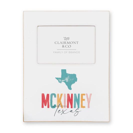 Lily Frame Vertical-Watercolor City McKinney Texas -0