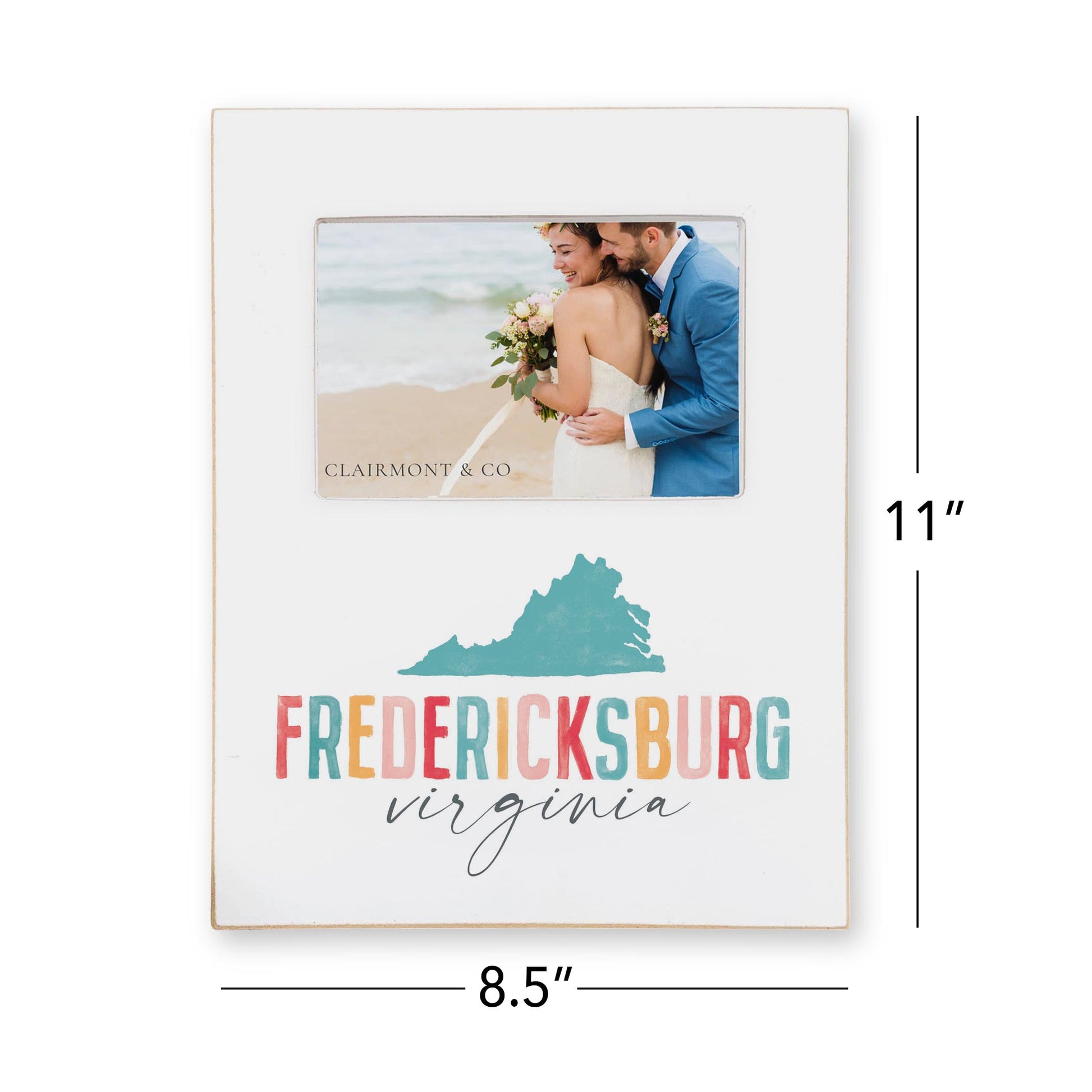 Lily Frame Vertical-Watercolor City Fredericksburg Virginia -4