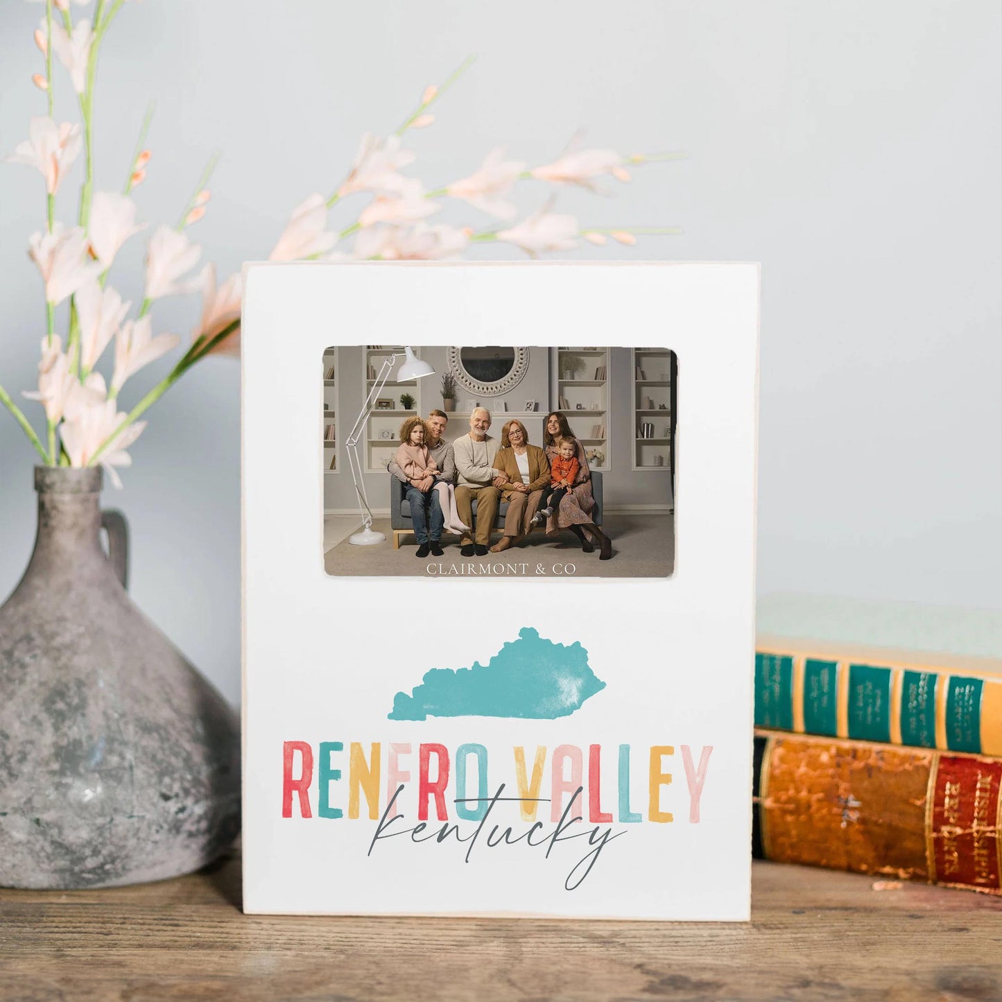 Lily Frame Vertical-Watercolor City Renfro Valley Kentucky -1