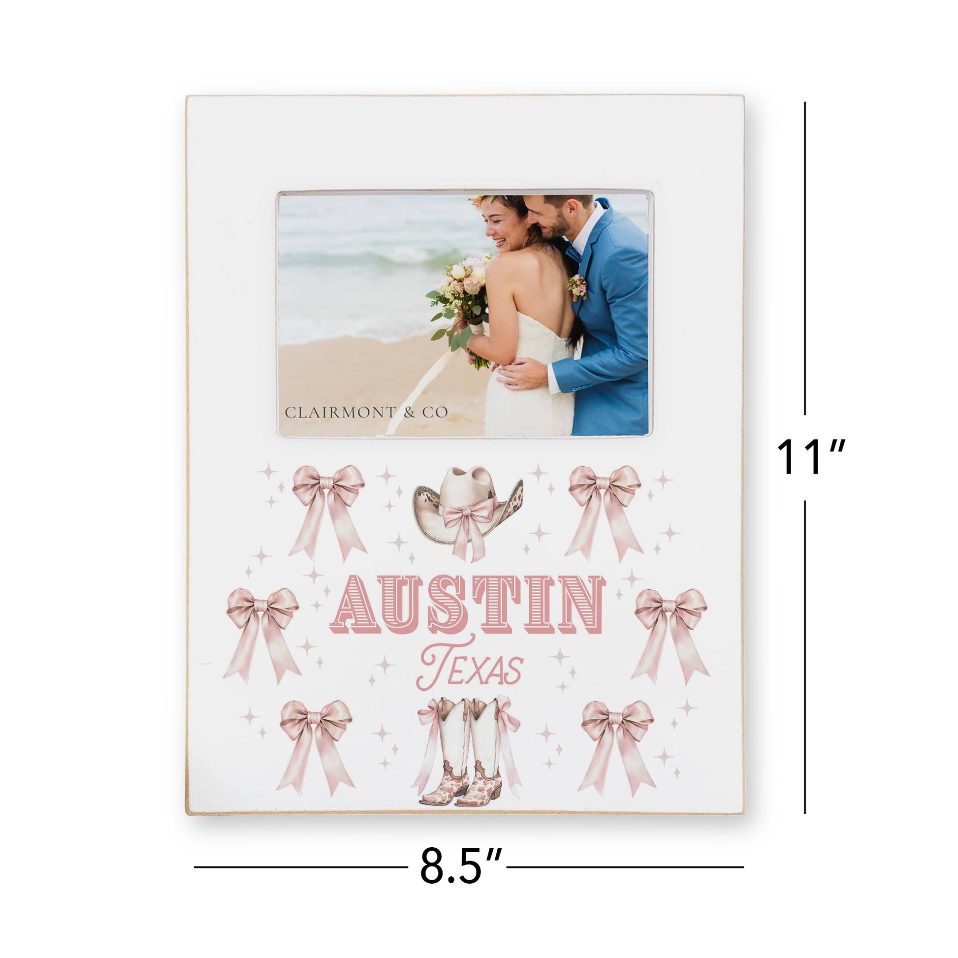 Lily Frame Vertical-Love+Local Coquette Cowgirl Bow & Boots -4
