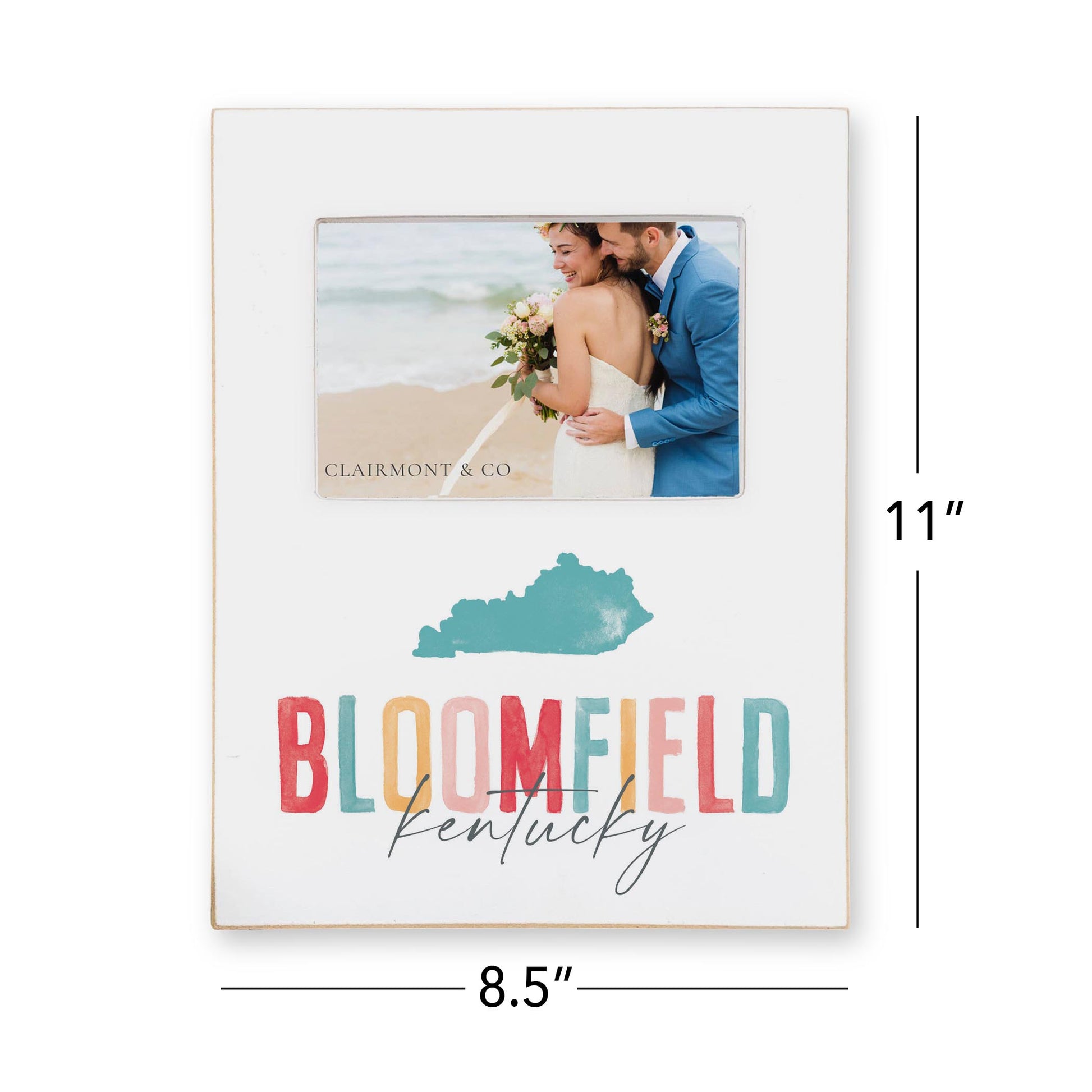 Lily Frame Vertical-Watercolor City Bloomfield Kentucky -4